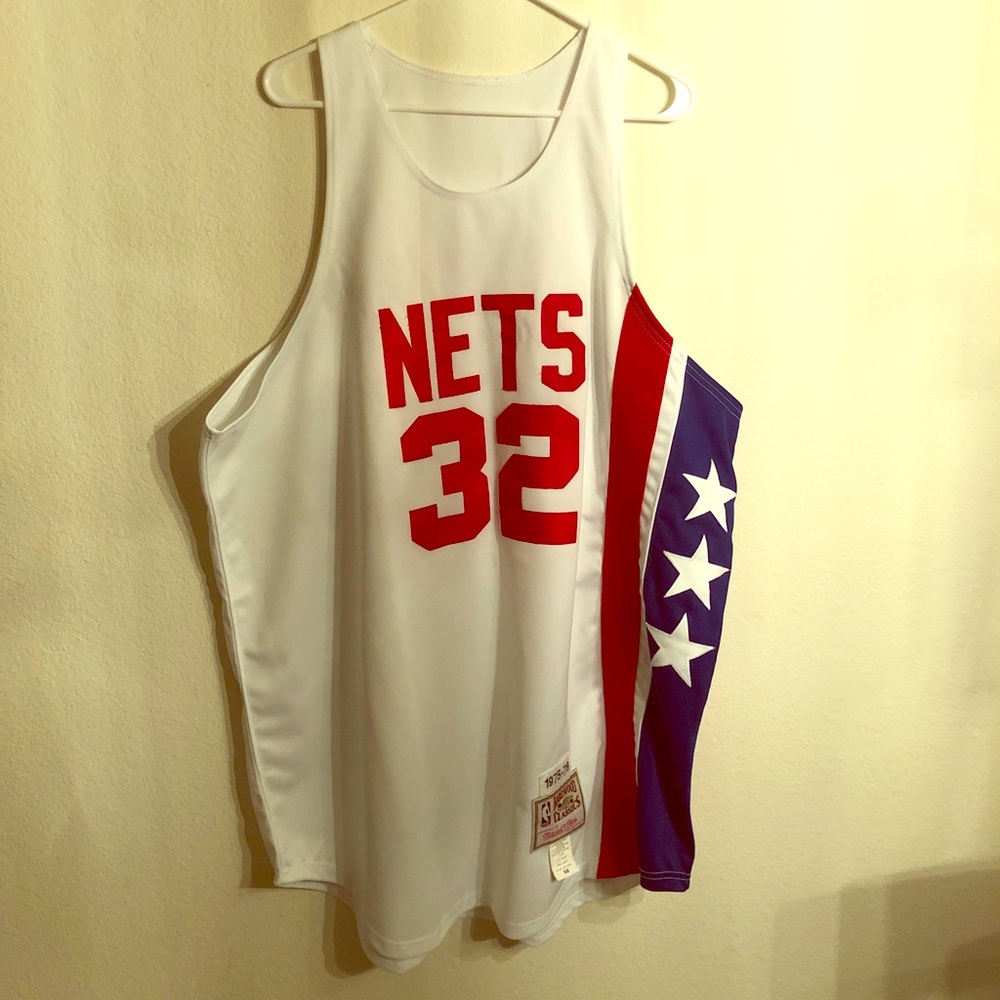🔴 Julius Erving New York Nets Throwback Jersey
